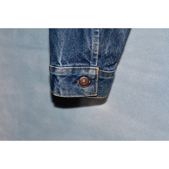 LEVI'S Trucker Blue Denim Jacket 70506-0216 USA Red Tab Size 46R - Picture 6 of 10